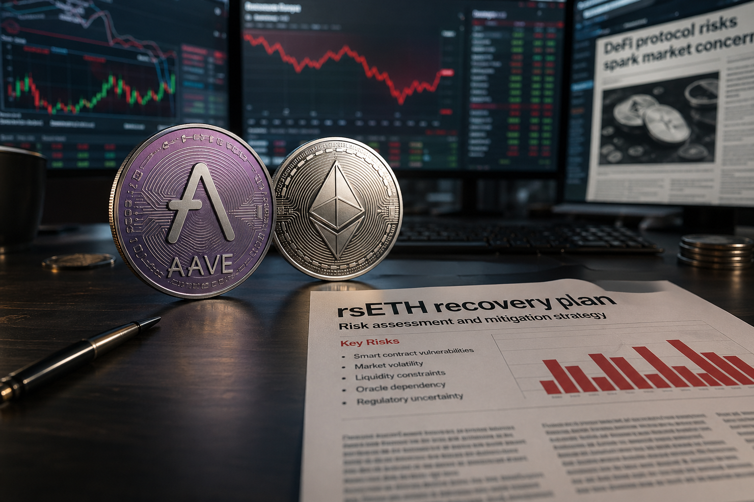 Aave(AAVE) 面臨 rsETH 壞帳治理關鍵考驗：攻擊後復原機制左右百美元關口攻防